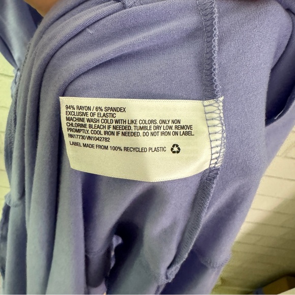 ISABEL Maternity Lilac Faux Wrap Short Sleeve Maxi Dress - Picture 10 of 10